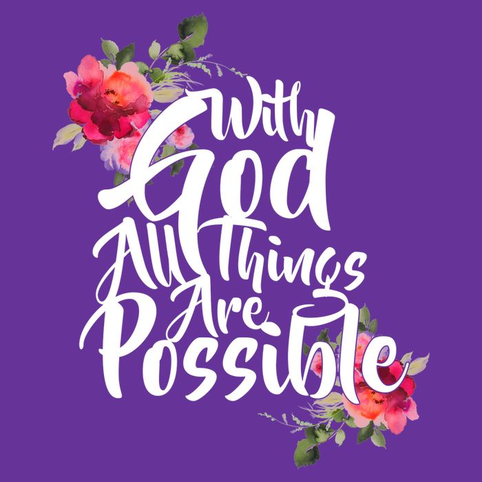 With God All Things Possible 12oz Stainless Steel Coffee Mug