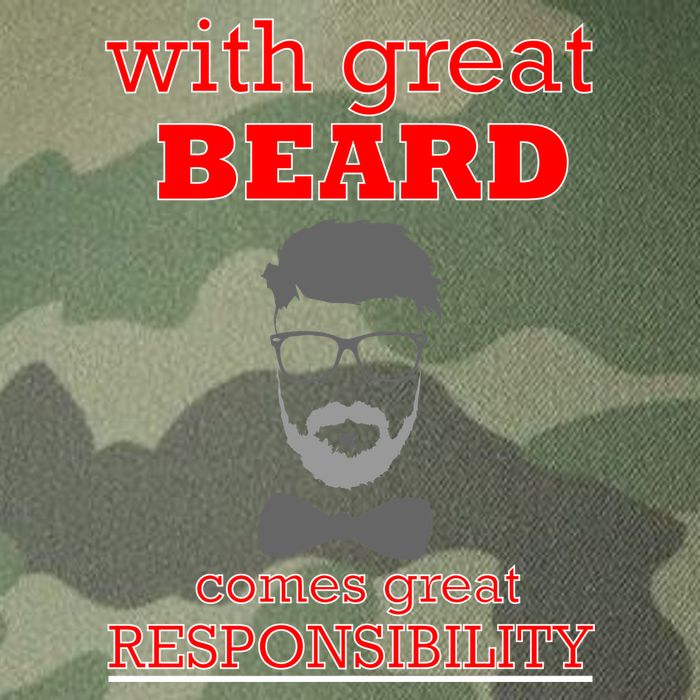 With Great Beard Comes Great Responsibility Legacy Tie Dye Trucker Hat