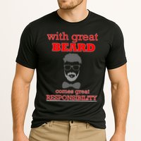 With Great Beard Comes Great Responsibility Performance Shirt