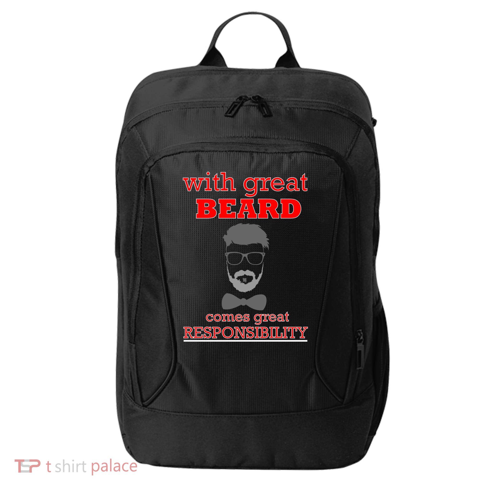 With Great Beard Comes Great Responsibility City Backpack