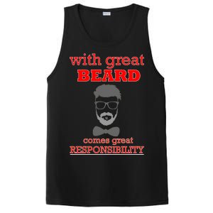 With Great Beard Comes Great Responsibility PosiCharge Competitor Tank