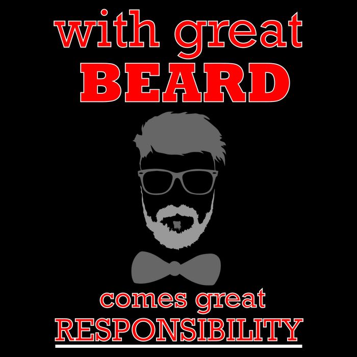 With Great Beard Comes Great Responsibility Tank Top