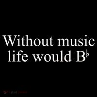 Without Music Life Would B Cooling Performance Long Sleeve Crew