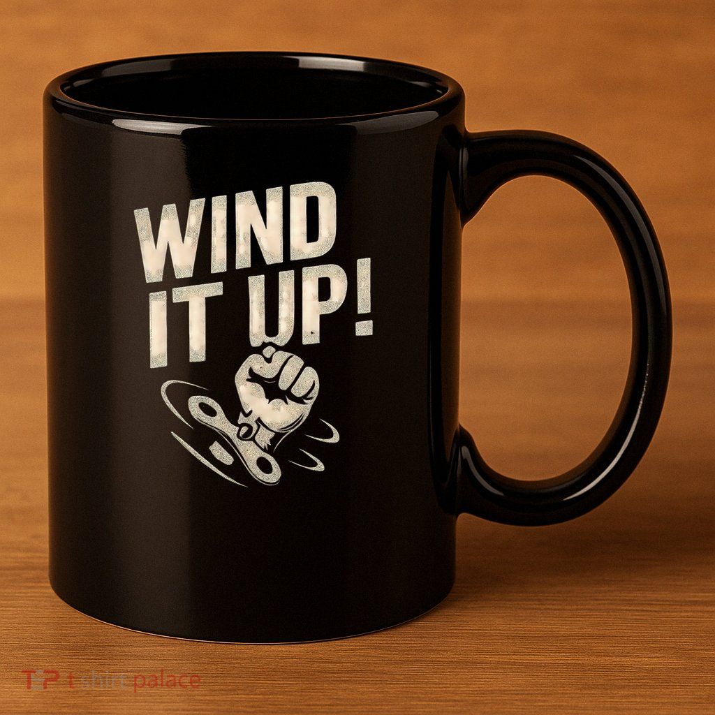 Wind It Up! 11oz C Handle Ceramic Mug