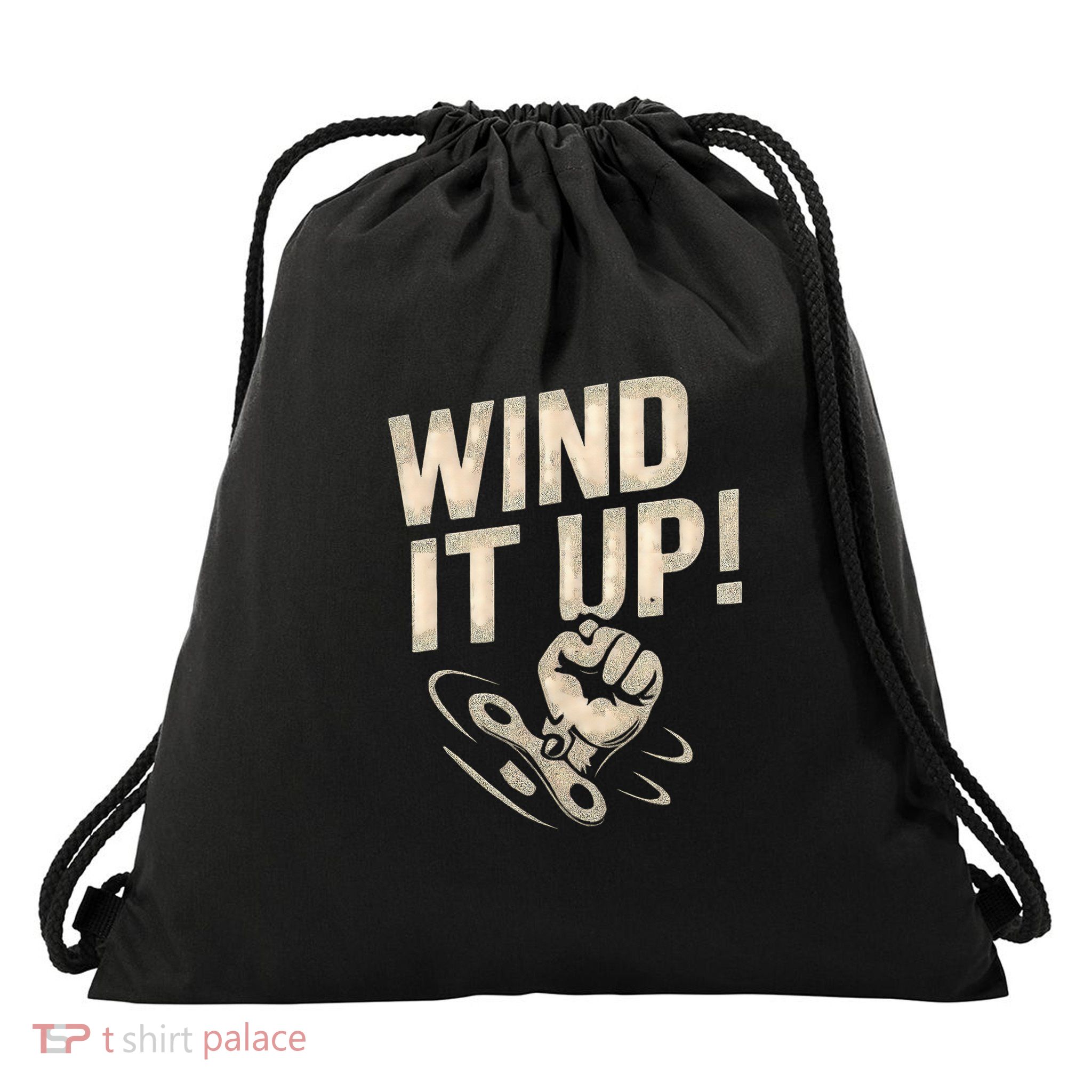 Wind It Up! Drawstring Bag