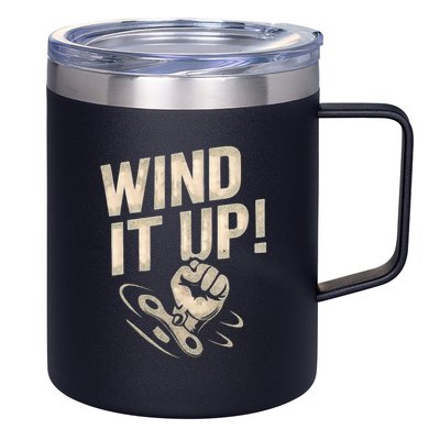 Wind It Up! 12oz Stainless Steel Coffee Mug