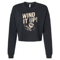 Wind It Up! Cropped Pullover Crew
