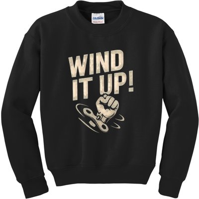 Wind It Up! Kids Sweatshirt