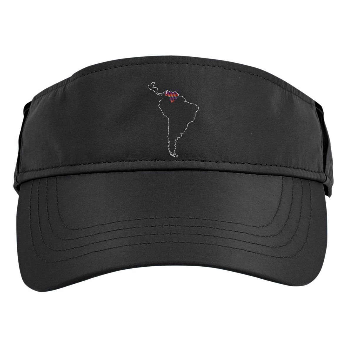 Where Is Venezuela Map Chromatic Art Gift Adult Drive Performance Visor