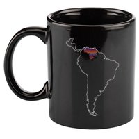 Where Is Venezuela Map Chromatic Art Gift 11oz C Handle Ceramic Mug