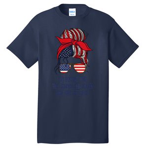 Women Im Voting For The Felon & The Hillbilly 2024 Pro Trump Meme Gift Tall T-Shirt