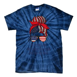 Women Im Voting For The Felon & The Hillbilly 2024 Pro Trump Meme Gift Tie-Dye T-Shirt