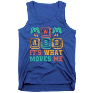 Wasd ItS What Moves Me Funny Pc Gamer Computer Nerd Funny Gift Tank Top