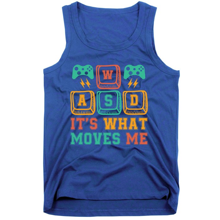 Wasd ItS What Moves Me Funny Pc Gamer Computer Nerd Funny Gift Tank Top