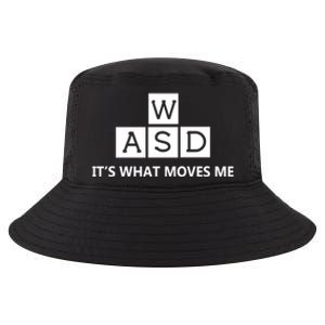 Wasd ItS What Moves Me Funny Pc Gamer Computer Gift Cool Comfort Performance Bucket Hat