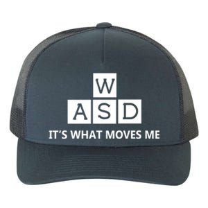 Wasd ItS What Moves Me Funny Pc Gamer Computer Gift Yupoong Adult 5-Panel Trucker Hat