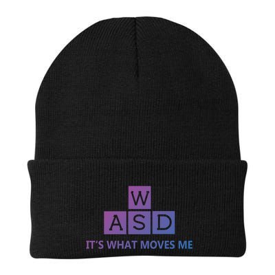 Wasd ItS What Moves Me Funny Pc Gamer Computer Gift Knit Cap Winter Beanie