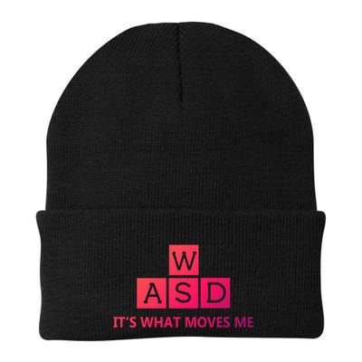 Wasd ItS What Moves Me Funny Pc Gamer Computer Gift Knit Cap Winter Beanie