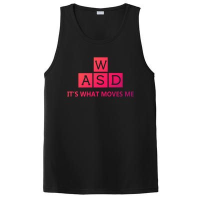 Wasd ItS What Moves Me Funny Pc Gamer Computer Gift PosiCharge Competitor Tank