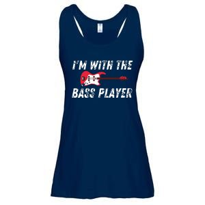 Womens Im With The Bass Player Bassist Couple Wife Girlfriend Ladies Essential Flowy Tank