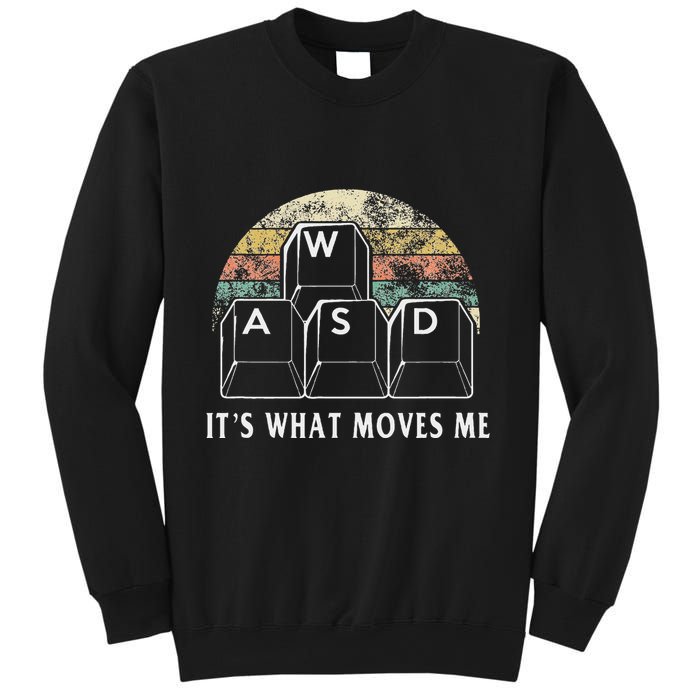 Wasd ItS What Moves Me Funny Pc Gamer Computer Nerd Gift Sweatshirt