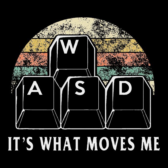 Wasd ItS What Moves Me Funny Pc Gamer Computer Nerd Gift Sweatshirt