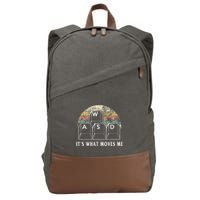 Wasd ItS What Moves Me Funny Pc Gamer Computer Nerd Gift Cotton Canvas Backpack