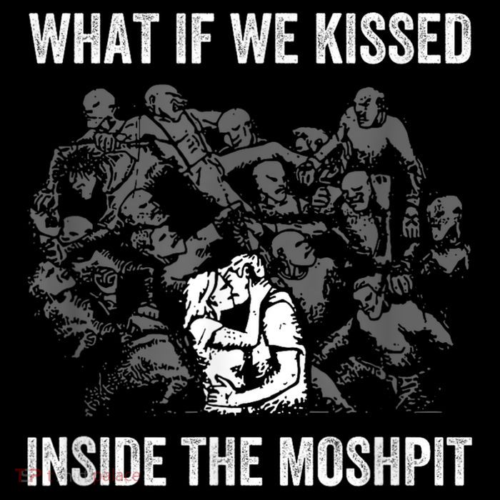 What If We Kissed At The Moshpit Ladies Essential Flowy Tank
