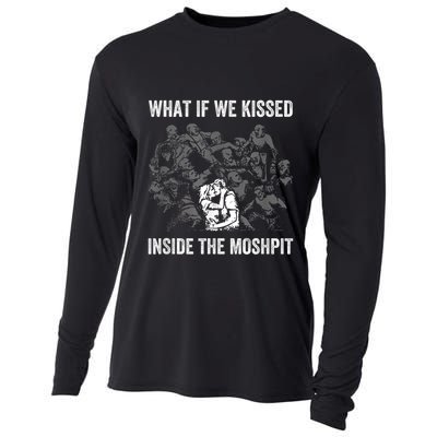 What If We Kissed At The Moshpit Cooling Performance Long Sleeve Crew