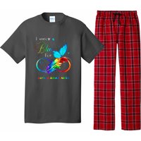 Women I Wear Blue For Autism Awareness Month Gift Pajama Set