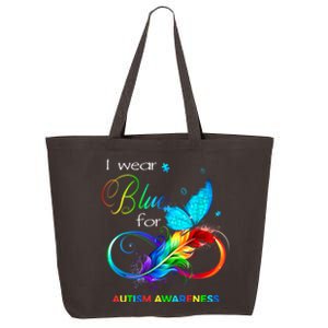 Women I Wear Blue For Autism Awareness Month Gift 25L Jumbo Tote