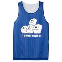 Wasd Its What Moves Me Funny Pc Gamer Gaming Gift Mesh Reversible Basketball Jersey Tank