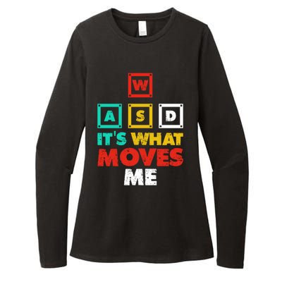 Wasd Its What Moves Me Gaming Gift Womens CVC Long Sleeve Shirt