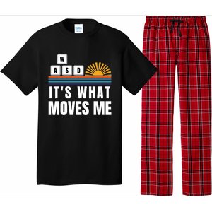 Wasd Its What Moves Me Keyboard Keys Funny Gamer Great Gift Pajama Set