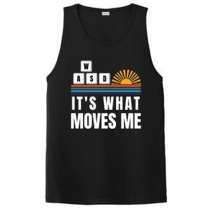 Wasd Its What Moves Me Keyboard Keys Funny Gamer Great Gift PosiCharge Competitor Tank