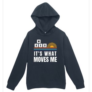 Wasd Its What Moves Me Keyboard Keys Funny Gamer Great Gift Urban Pullover Hoodie