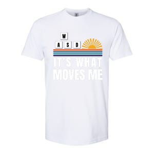 Wasd Its What Moves Me Keyboard Keys Funny Gamer Great Gift Softstyle CVC T-Shirt