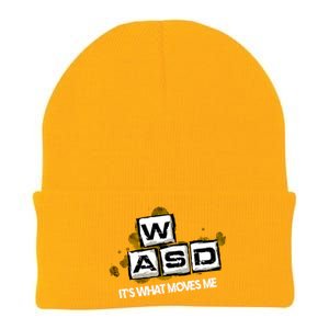 Wasd Its What Moves Me Pc Gamer Computer Nerd Gaming Gift Knit Cap Winter Beanie