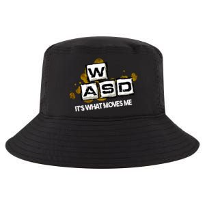 Wasd Its What Moves Me Pc Gamer Computer Nerd Gaming Gift Cool Comfort Performance Bucket Hat