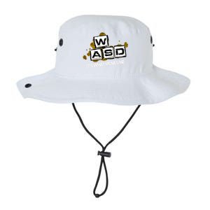 Wasd Its What Moves Me Pc Gamer Computer Nerd Gaming Gift Legacy Cool Fit Booney Bucket Hat