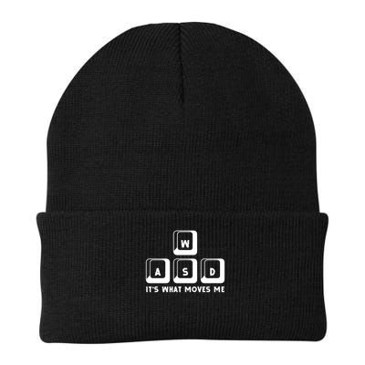 Wasd Its What Moves Me Pc Keyboard Gamer Knit Cap Winter Beanie