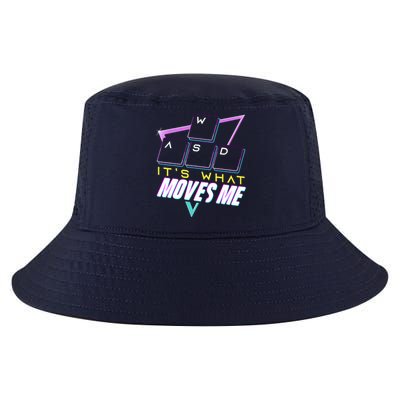 Wasd ItS What Moves Me Computer Nerd Gamers Cool Comfort Performance Bucket Hat