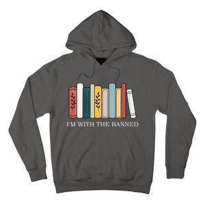 Womens I'm With The Banned Books I Read Banned Reader Books Lover VNeck Tall Hoodie