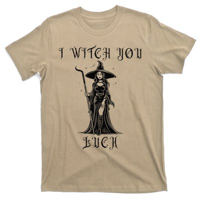 Women I Witch You Luck Halloween Witch Please T-Shirt