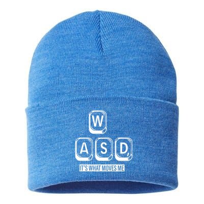 Wasd Its What Moves Me Gift Sustainable Knit Beanie