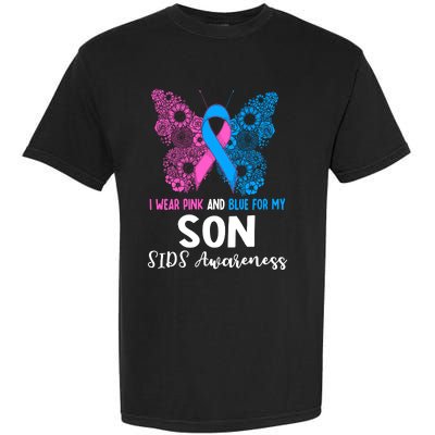 Wo I Wear For My Son Sids Awareness Support Garment-Dyed Heavyweight T-Shirt