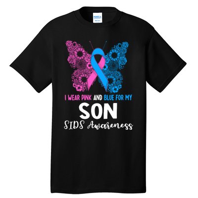 Wo I Wear For My Son Sids Awareness Support Tall T-Shirt