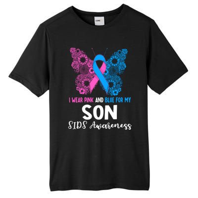 Wo I Wear For My Son Sids Awareness Support Tall Fusion ChromaSoft Performance T-Shirt