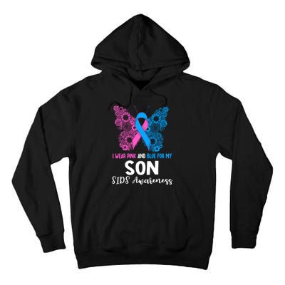 Wo I Wear For My Son Sids Awareness Support Tall Hoodie