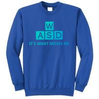 Wasd ItS What Moves Me Funny Pc Gamer Computer Gift Sweatshirt